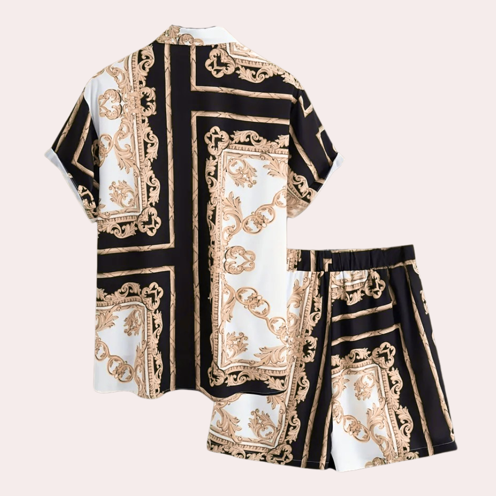 Conjunto informal Estampado de 2 Piezas para Hombre