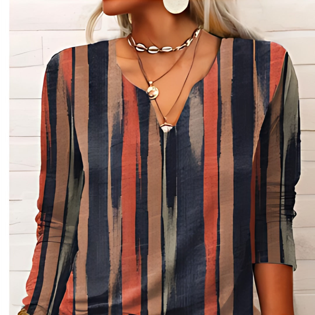 Blusa Estampada Elegante Para Mujer | Cómoda