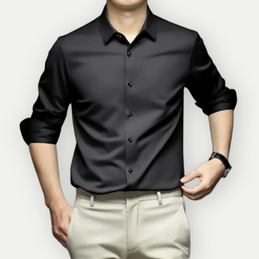 Camisa Formal De Manga Larga Para Hombre | Con Botones