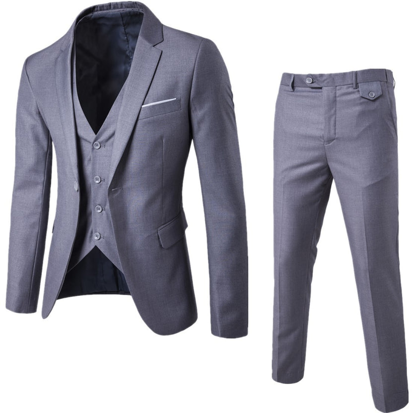 Traje Para Invitado De Boda Clásico Moderno Para Hombre | Tres Piezas