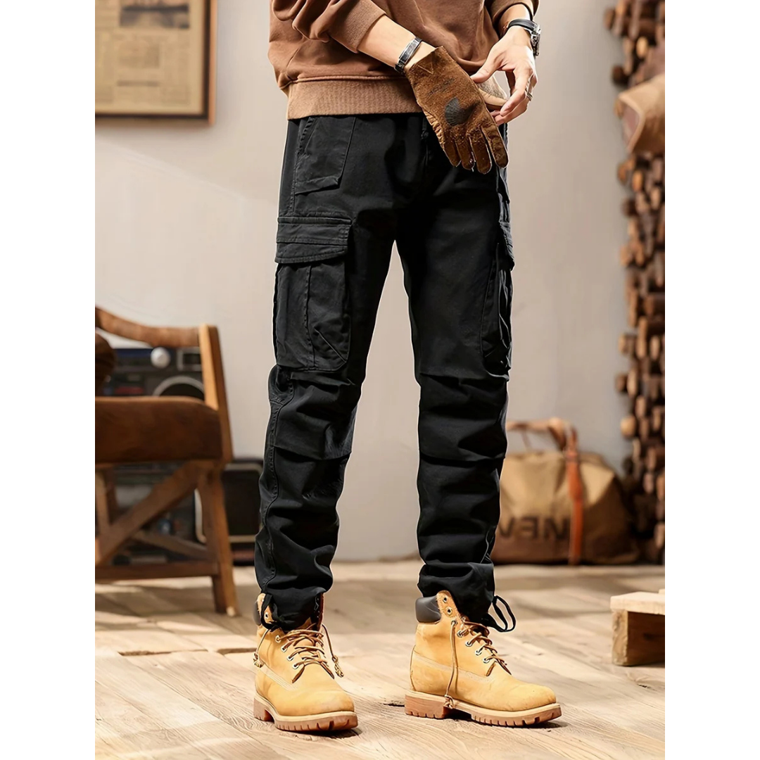 Pantalones Tácticos Cargo Para Hombre | Múltiples Bolsillos