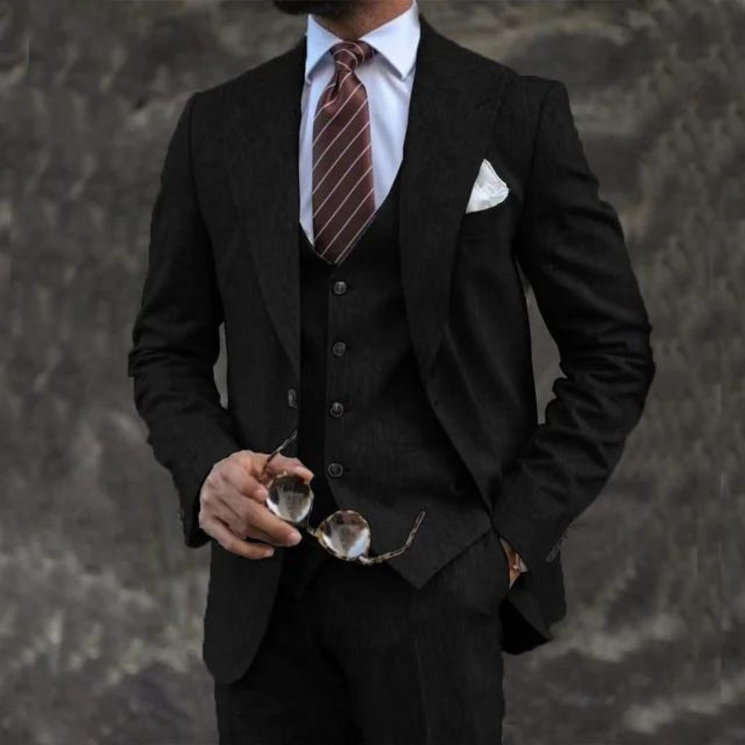 Traje Para Invitado De Boda Moderno De Tres Piezas Para Hombre | Hecho A Medida