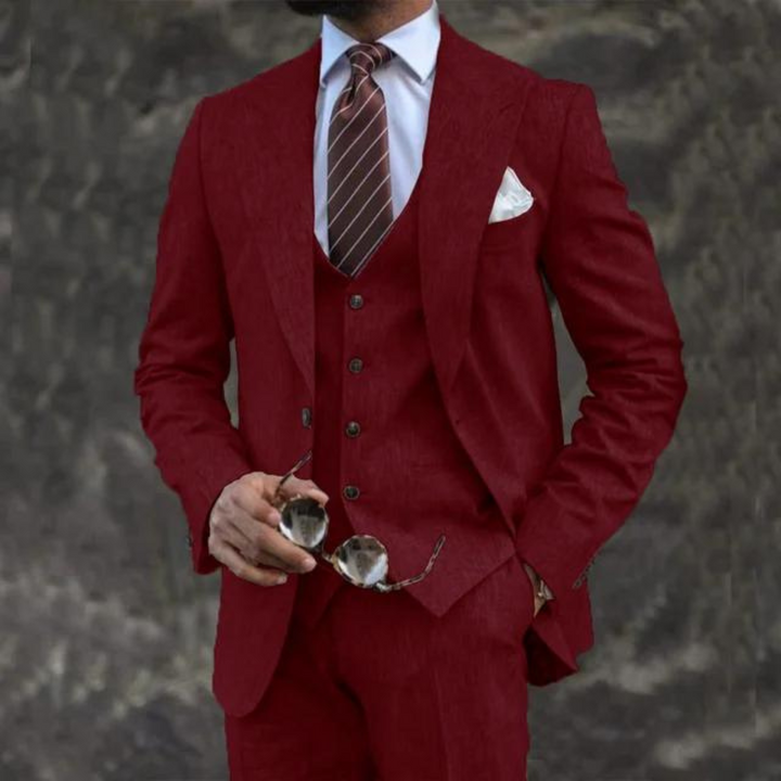 Traje Para Invitado De Boda Moderno De Tres Piezas Para Hombre | Hecho A Medida