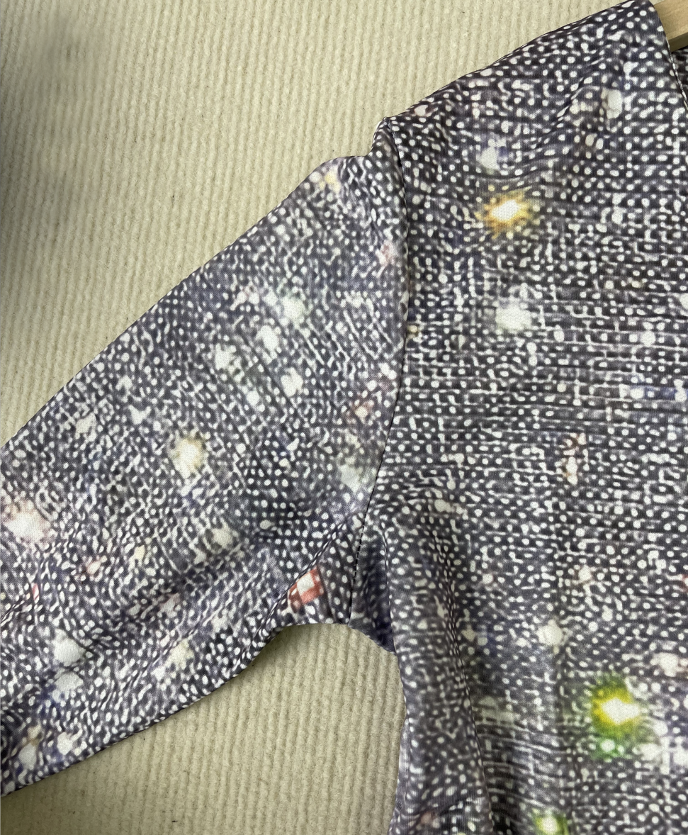 Blusa Brillante Con Cuello En V Para Mujer | Manga Larga