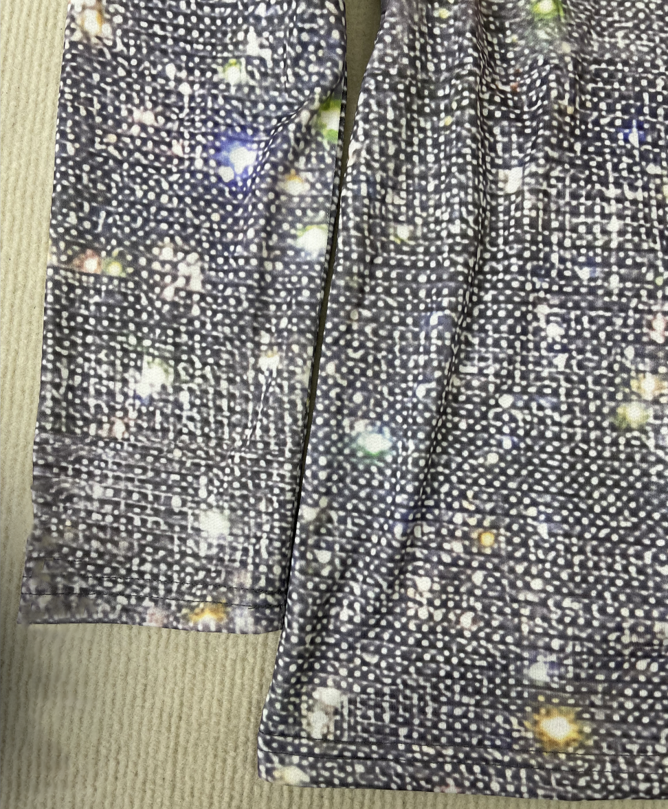 Blusa Brillante Con Cuello En V Para Mujer | Manga Larga