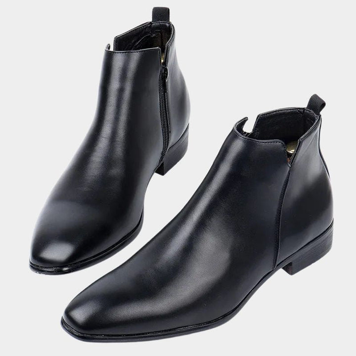 Botines Elegantes para Hombre | Cremallera Lateral