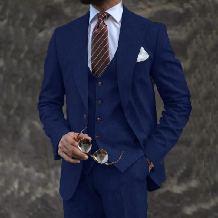 Traje Para Invitado De Boda Moderno De Tres Piezas Para Hombre | Hecho A Medida