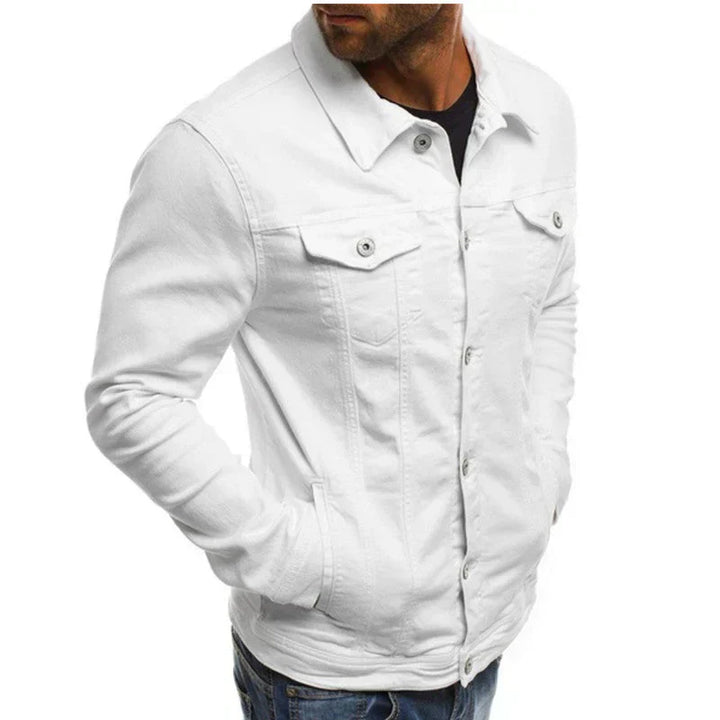 Chaqueta De Manga Larga Con Botones Para Hombre | Bolsillos En El Pecho