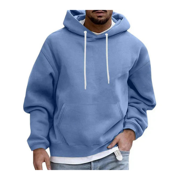 Sudadera Con Capucha Y Bolsillo Canguro Para Hombre | Manga Larga