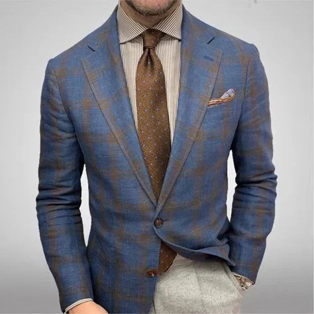 Blazer Informal De Manga Larga Para Hombre | Con Botones