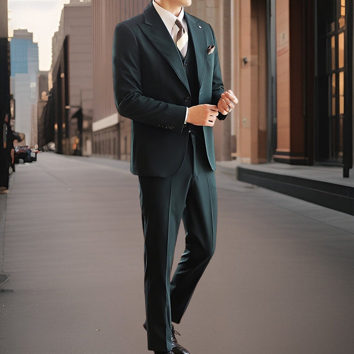 Traje De Invitado De Boda Corte Ajustado Para Hombre | Tres Piezas