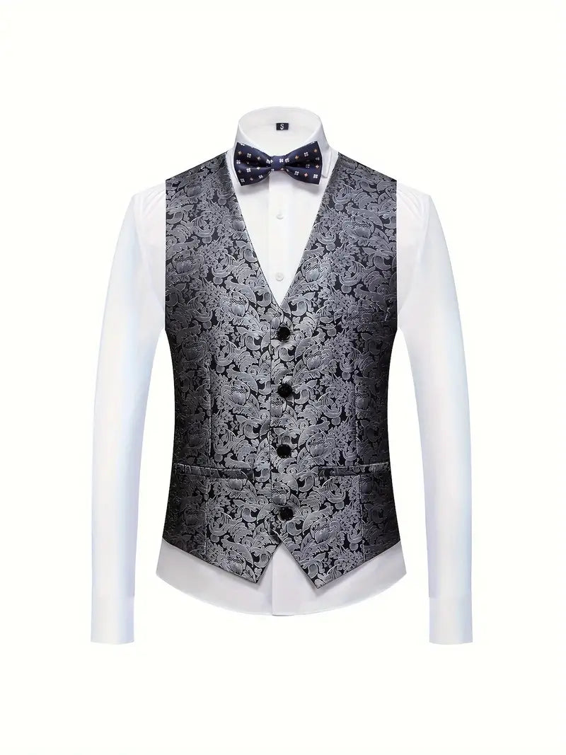 Traje De Invitados De Boda De Clásico 3 Piezas Para Hombre | Corte Ajustado