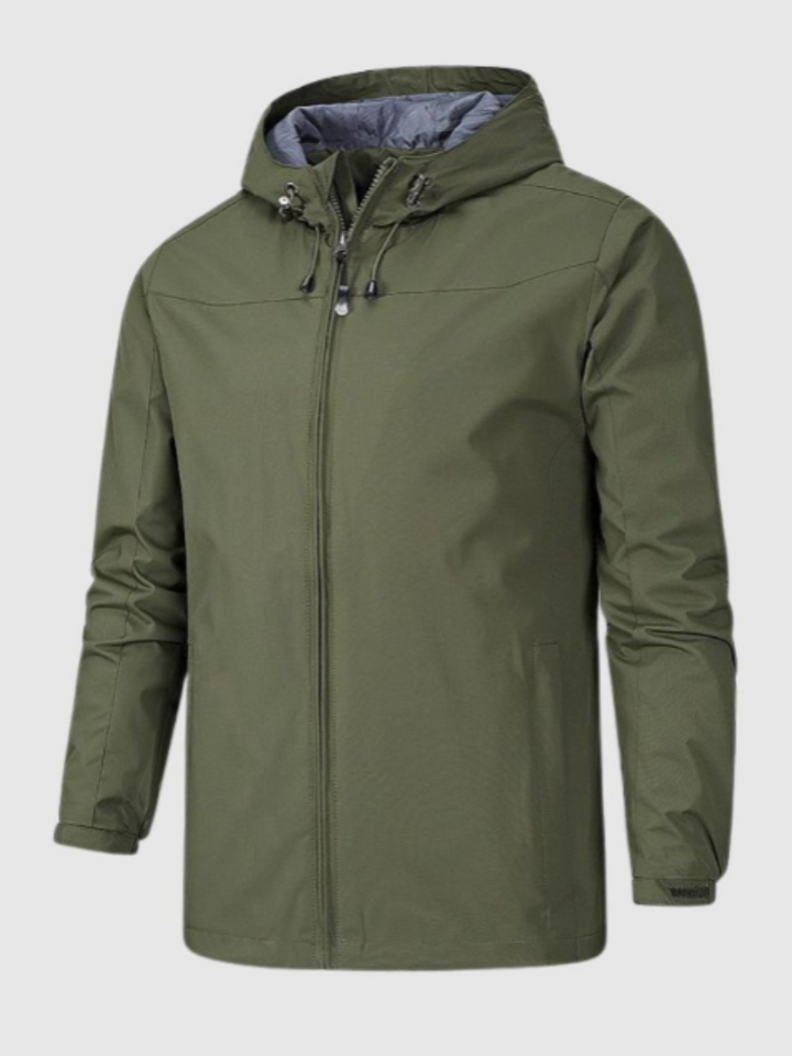 Chaqueta Con Capucha Para Hombre | Cremallera Completa