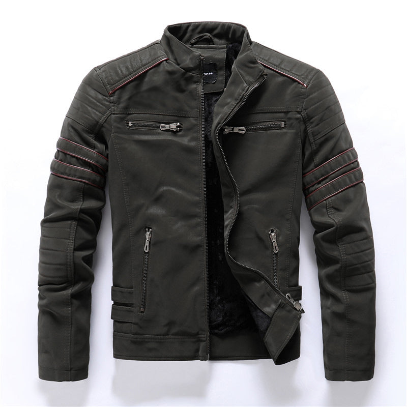 Chaqueta Gruesa Y Cálida De Invierno Para Hombre | Cremallera