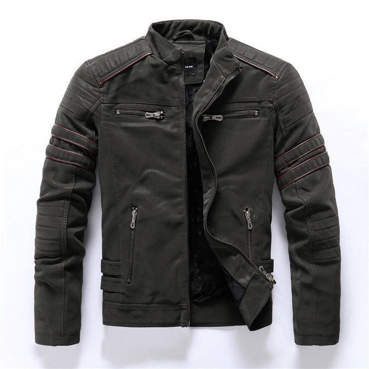 Chaqueta Gruesa Y Cálida De Invierno Para Hombre | Cremallera