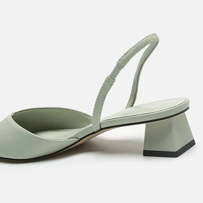 Sandalias Para Mujer Con Puntera Cerrada | Tacón Bajo