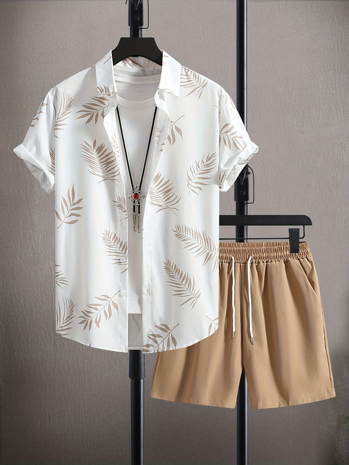 Conjunto de 2 piezas para hombre Tropical Verano | Informal