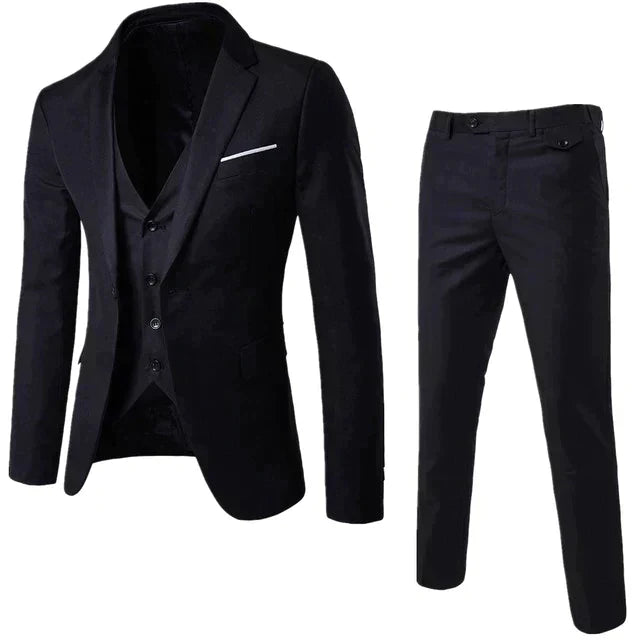 Traje Para Invitado De Boda Clásico Moderno Para Hombre | Tres Piezas