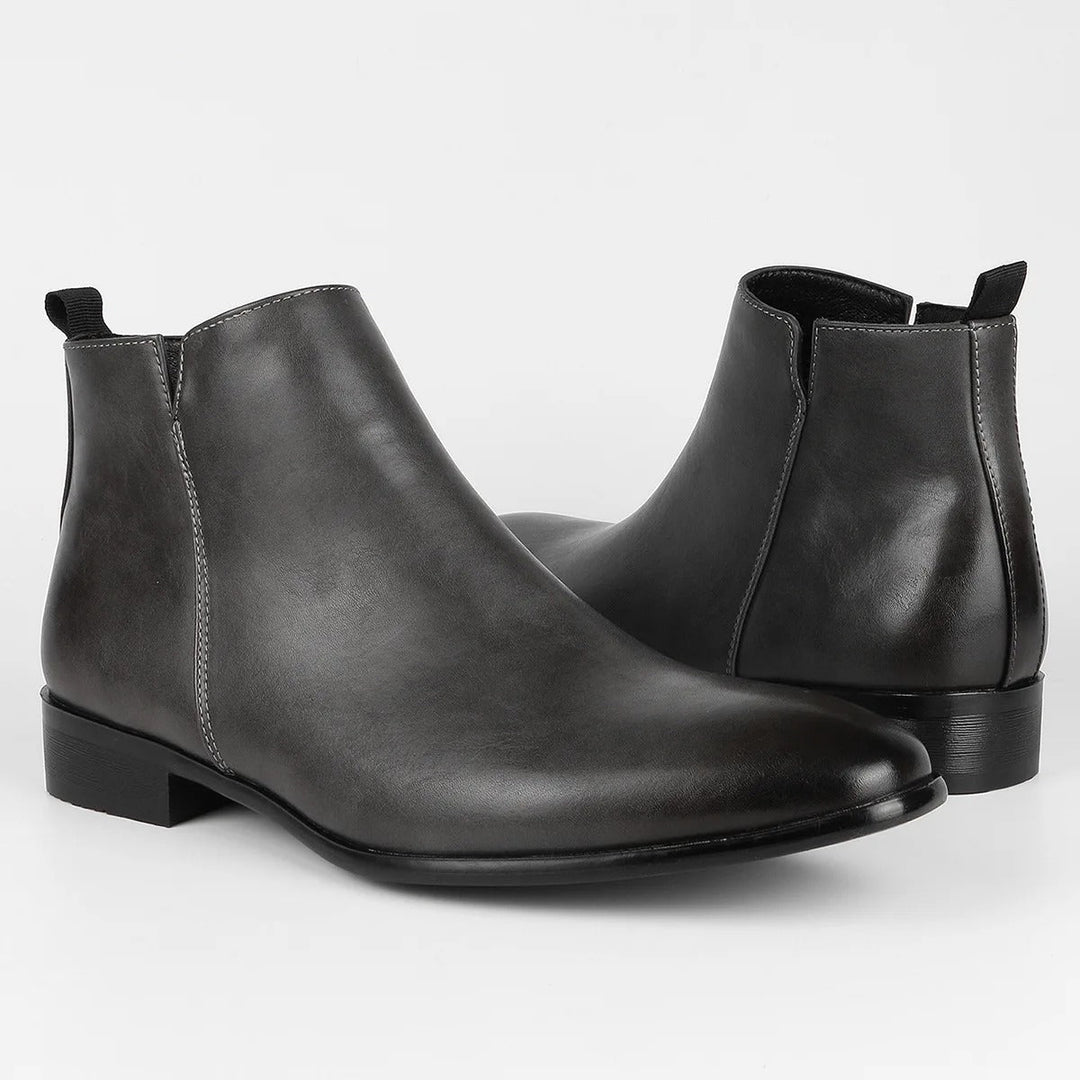 Botines Elegantes para Hombre | Cremallera Lateral