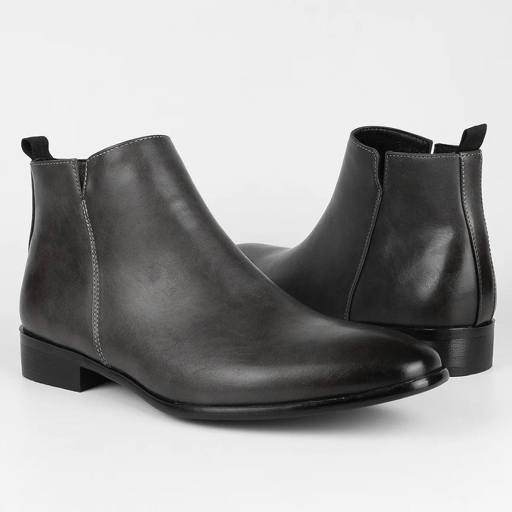 Botines Elegantes para Hombre | Cremallera Lateral