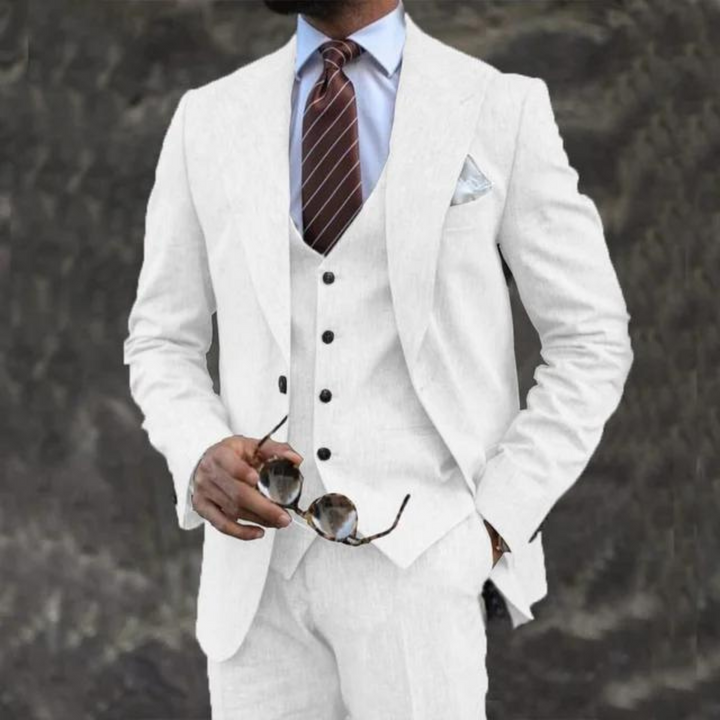 Traje Para Invitado De Boda Moderno De Tres Piezas Para Hombre | Hecho A Medida