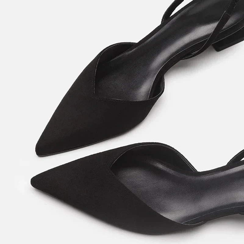 Sandalias Para Mujer Con Puntera Cerrada | Tacón Bajo