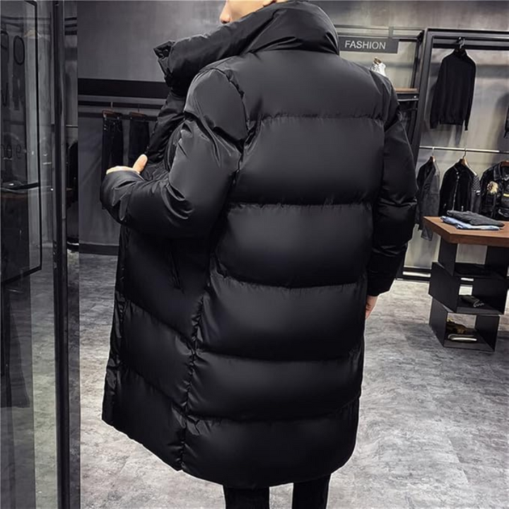 Chaqueta De Invierno De Manga Larga Para Hombre | Cuello alto