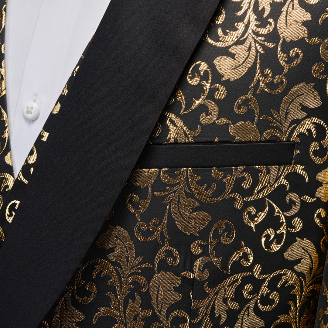 Traje De Invitado De Boda Texturizado De 3 Piezas Para Hombre | Moderno