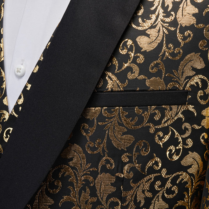 Traje De Invitado De Boda Texturizado De 3 Piezas Para Hombre | Moderno