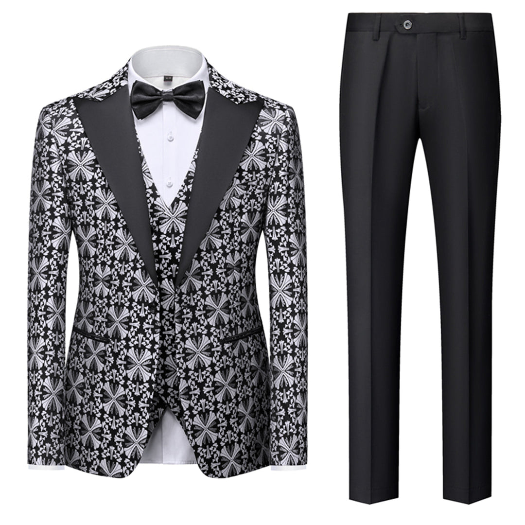 Traje Para Invitado De Boda estampado para hombre | Clásico