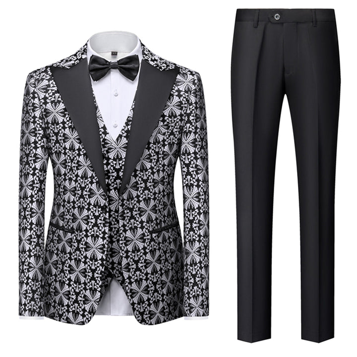 Traje Para Invitado De Boda estampado para hombre | Clásico