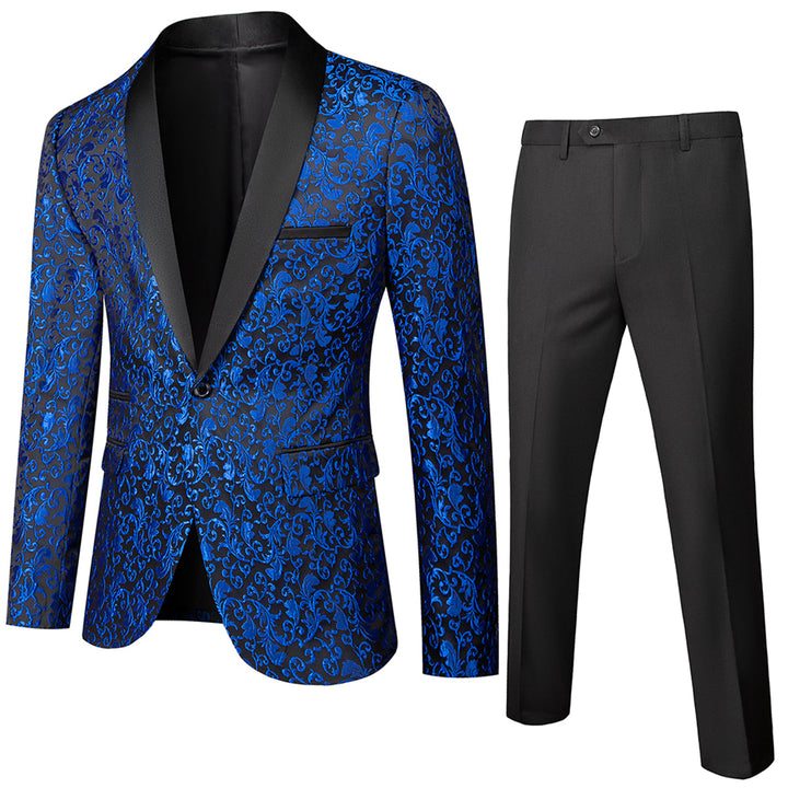 Traje Para Invitado De Boda Estampado Para Hombre | Dos Piezas