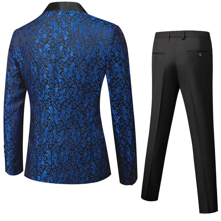 Traje Para Invitado De Boda Estampado Para Hombre | Dos Piezas