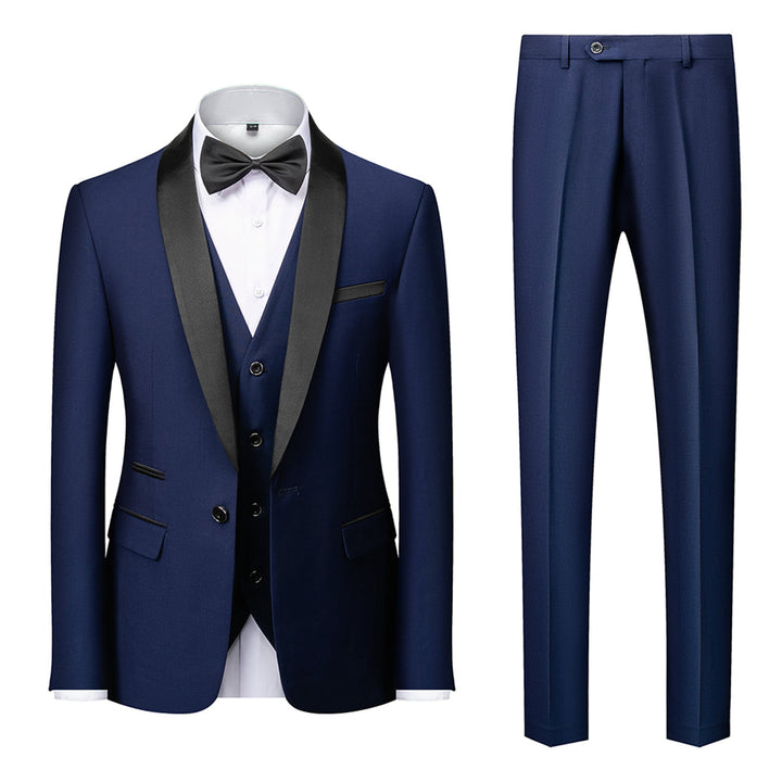 Traje Para Invitado De Boda Moderno De Tres Piezas Para Hombre | Clásico