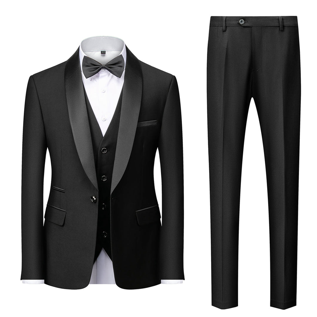 Traje Para Invitado De Boda Moderno De Tres Piezas Para Hombre | Clásico