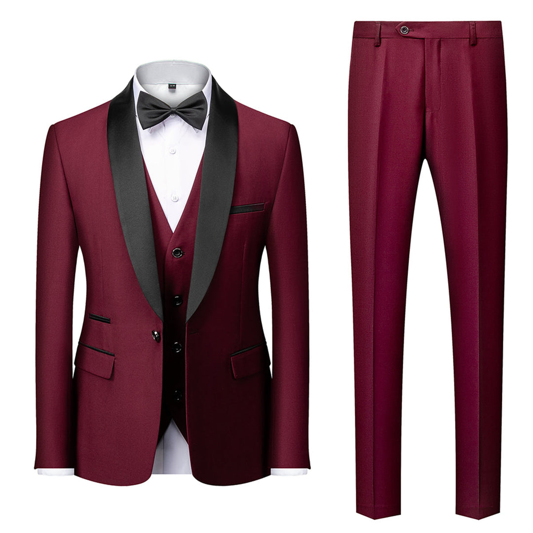 Traje Para Invitado De Boda Moderno De Tres Piezas Para Hombre | Clásico