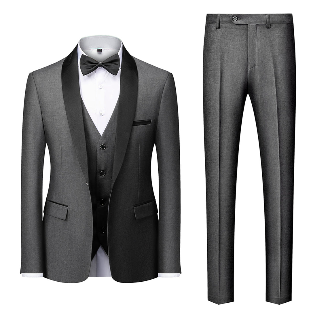 Traje Para Invitado De Boda Moderno De Tres Piezas Para Hombre | Clásico