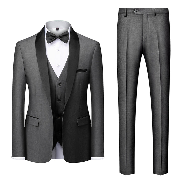 Traje Para Invitado De Boda Moderno De Tres Piezas Para Hombre | Clásico