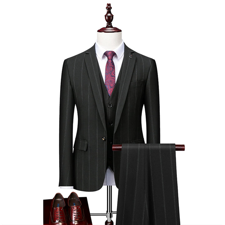 Traje De Invitado De Boda Para Hombre De Un Solo Pecho | 3 Piezas