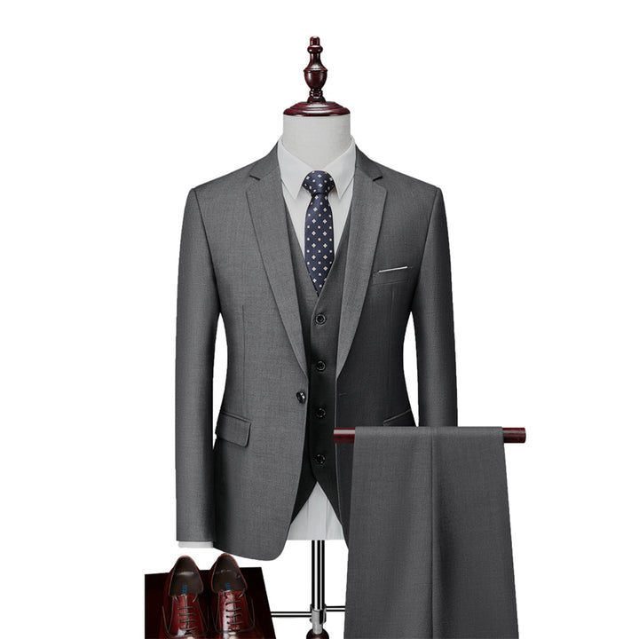 Invitado De Boda Traje Informal De Tres Piezas Para Hombre | Corte Ajustado
