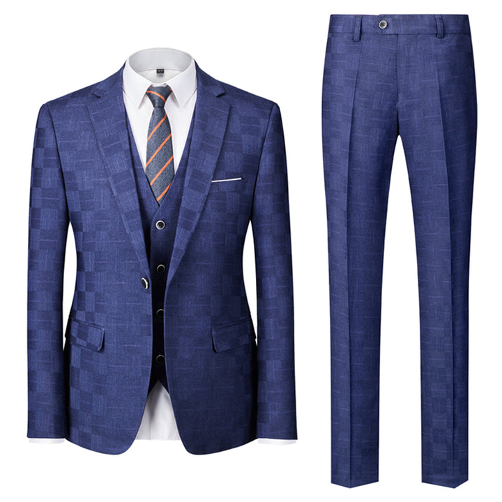 Traje Para Invitado De Boda moderno de tres piezas para hombre | Corte ajustado