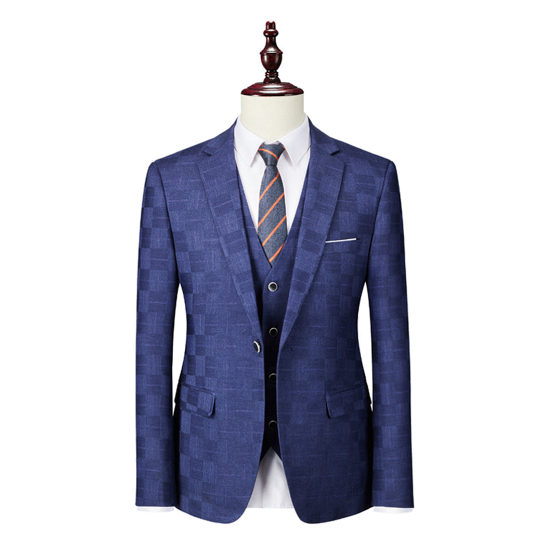 Traje Para Invitado De Boda moderno de tres piezas para hombre | Corte ajustado