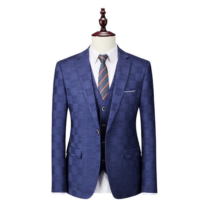 Traje Para Invitado De Boda moderno de tres piezas para hombre | Corte ajustado