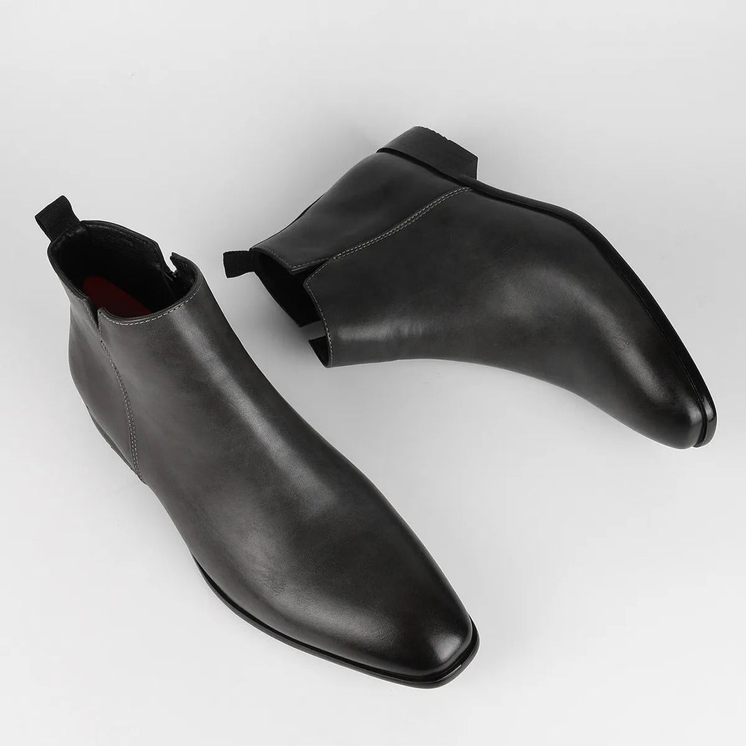 Botines Elegantes para Hombre | Cremallera Lateral