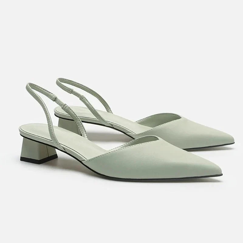 Sandalias Para Mujer Con Puntera Cerrada | Tacón Bajo