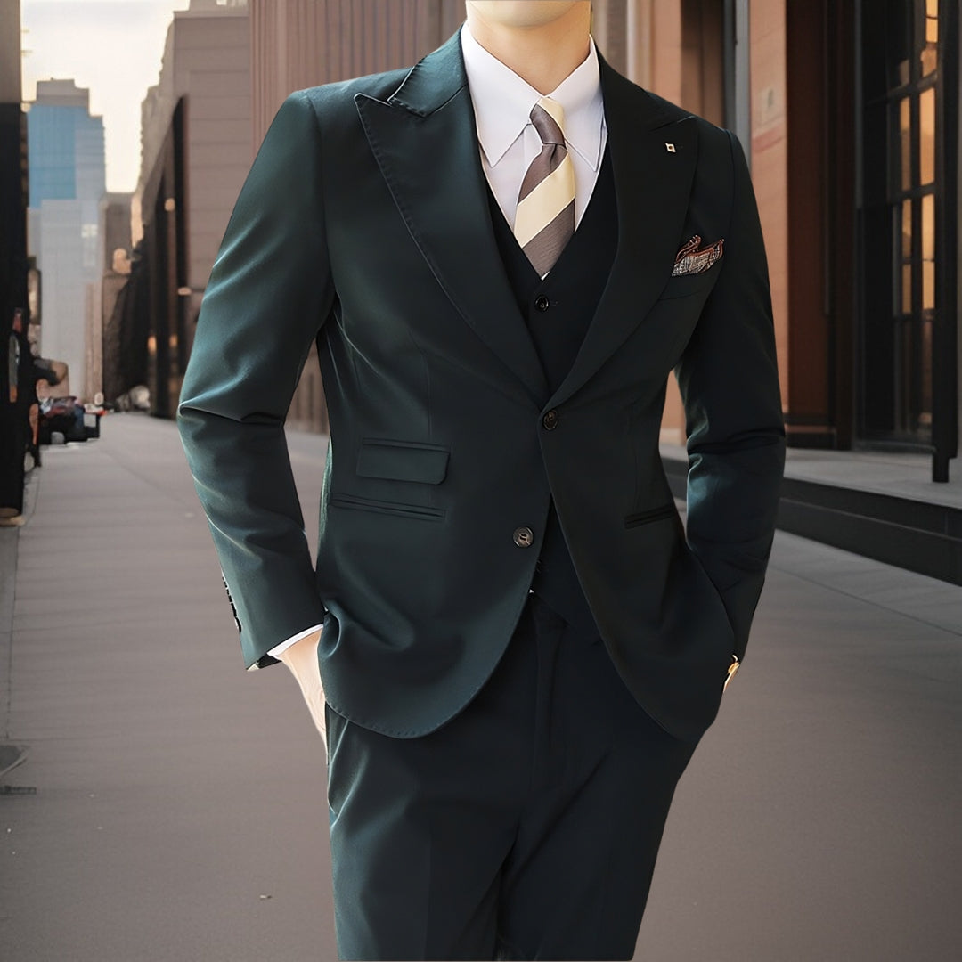 Traje De Invitado De Boda Corte Ajustado Para Hombre | Tres Piezas