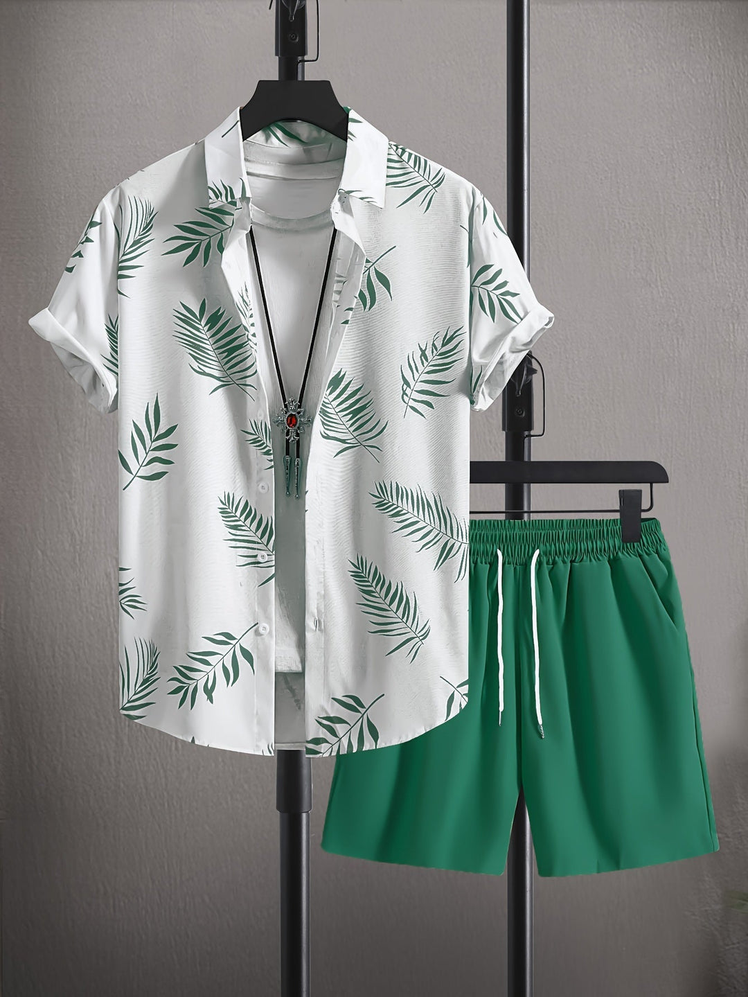 Conjunto de 2 piezas para hombre Tropical Verano | Informal