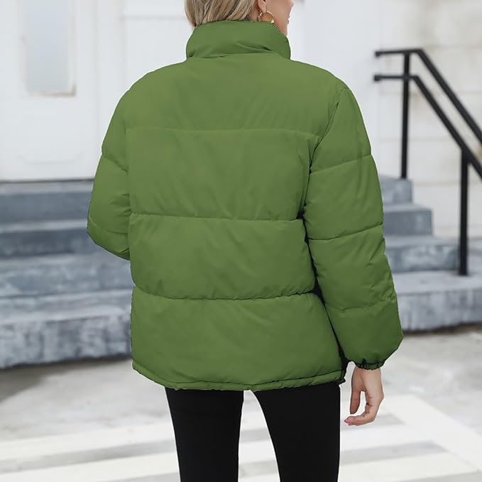 Kurtka zimowa damska z zamkiem błyskawicznym | Ciepła