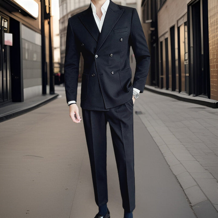 Traje De Invitado De Boda De Doble Botonadura Para Hombre | Dos Piezas
