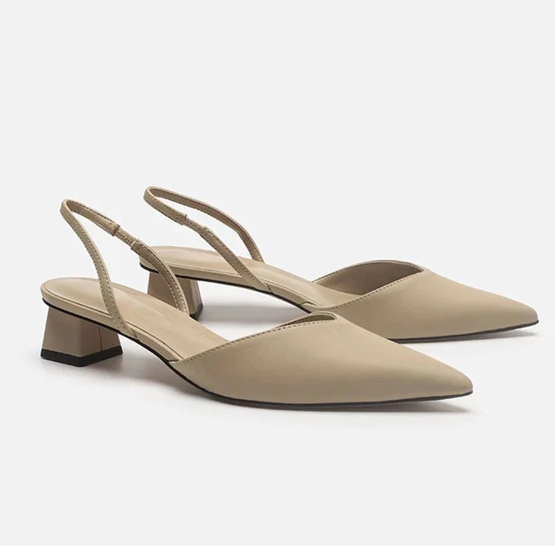 Sandalias Para Mujer Con Puntera Cerrada | Tacón Bajo
